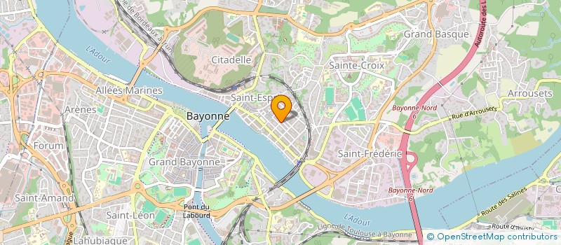 localisation de l'entreprise MONSIEUR MHAMMAD MARMOUCH  BAYONNE