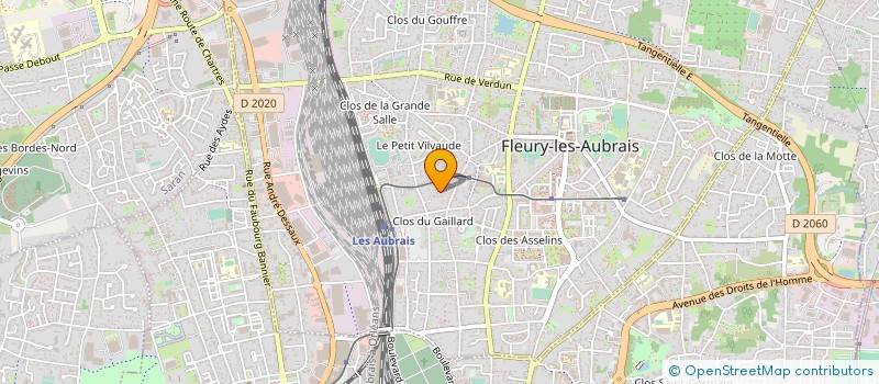localisation de l'entreprise MONSIEUR MHAMMED AIT BAHADOU  FLEURY-LES-AUBRAIS