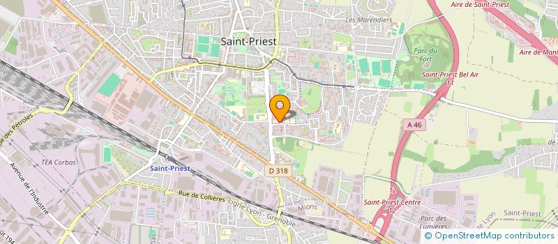 localisation de l'entreprise MONSIEUR MHAMMED BENAMARA  SAINT-PRIEST