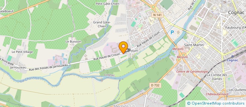 localisation de l'entreprise MONSIEUR MHAMMED LASFAR à COGNAC