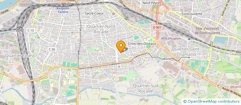 localisation de l'entreprise MONSIEUR MHAMMED MELLOUK  AVIGNON