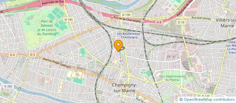 localisation de l'entreprise MONSIEUR MHAND BOUNOUAR  CHAMPIGNY-SUR-MARNE