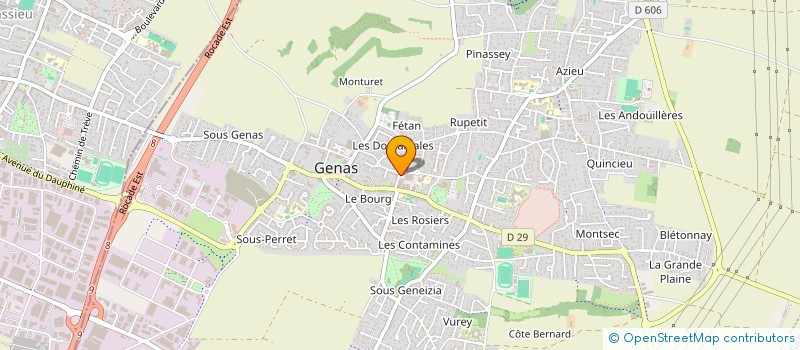 localisation de l'entreprise MONSIEUR MHEDI AGOUNE  GENAS