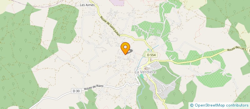 localisation de l'entreprise MONSIEUR MHEDI IKHLEF à LA VERDIERE