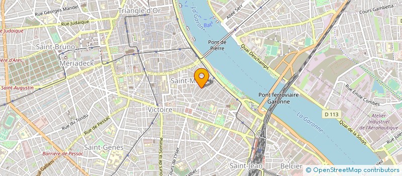 localisation de l'entreprise MONSIEUR MHEDY DARRAS  BORDEAUX