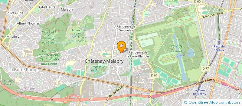 localisation de l'entreprise MONSIEUR MHEMED MGATTAF à CHATENAY-MALABRY