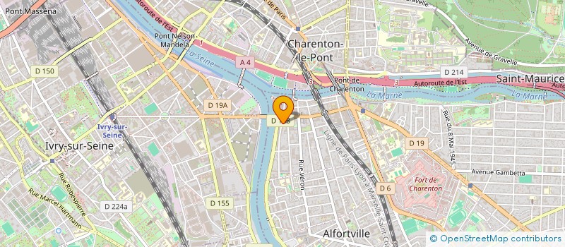 localisation de l'entreprise MONSIEUR MHENA ACHEMOUN à ALFORTVILLE