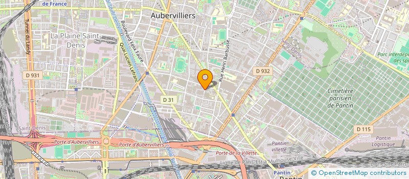 localisation de l'entreprise MONSIEUR MHOUMADI AHAMADA  AUBERVILLIERS