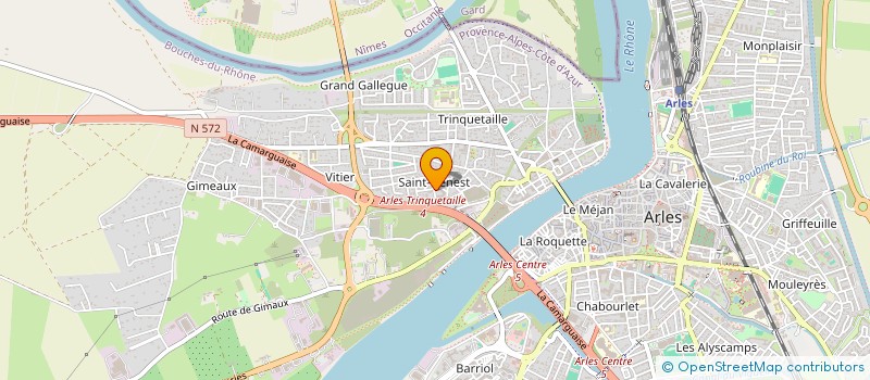 localisation de l'entreprise MONSIEUR MIAAD BERRI  ARLES