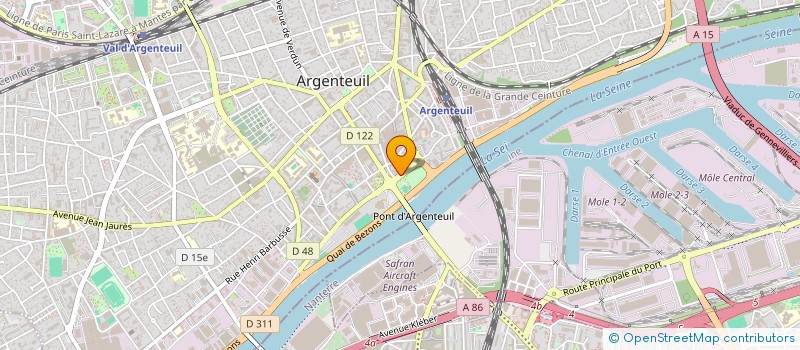 localisation de l'entreprise MONSIEUR MIAH SALIK  ARGENTEUIL