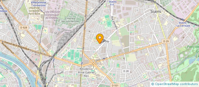 localisation de l'entreprise MONSIEUR MIAH TAESHR à PIERREFITTE-SUR-SEINE
