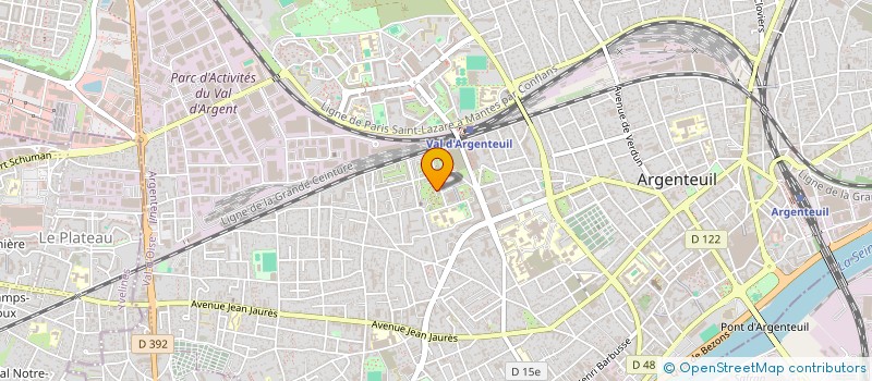localisation de l'entreprise MONSIEUR MIBUMIU BUABATEMA à ARGENTEUIL
