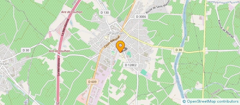 localisation de l'entreprise MONSIEUR MICAEL CANADAS REINA  PAULHAN