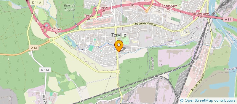 localisation de l'entreprise MONSIEUR MICAEL FERNANDO MATAMA MOREIRA  TERVILLE