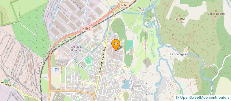 localisation de l'entreprise MONSIEUR MICAEL GOMEZ  SAINT-CHAMAS