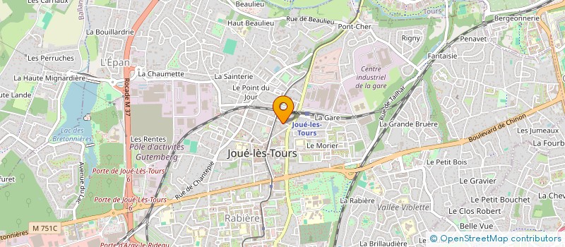 localisation de l'entreprise MONSIEUR MICAEL GUERREIRO  JOUE-LES-TOURS