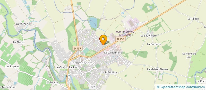 localisation de l'entreprise MONSIEUR MICAEL GUILBAUD  ROCHESERVIERE