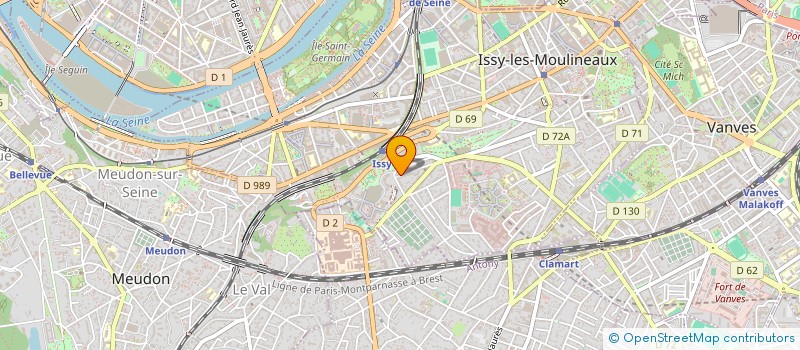 localisation de l'entreprise MONSIEUR MICAEL LE BRETON à ISSY-LES-MOULINEAUX