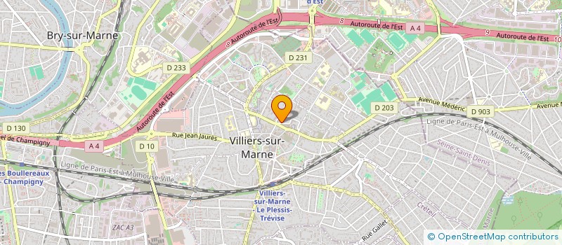 localisation de l'entreprise MONSIEUR MICAEL MOREIRA à VILLIERS-SUR-MARNE