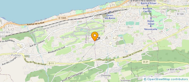 localisation de l'entreprise MONSIEUR MICHA MEGRET  PUBLIER