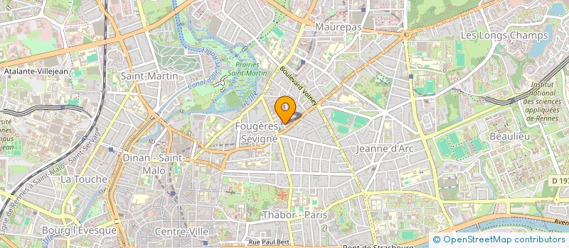 localisation de l'entreprise MONSIEUR MICHA PILARSKI  RENNES