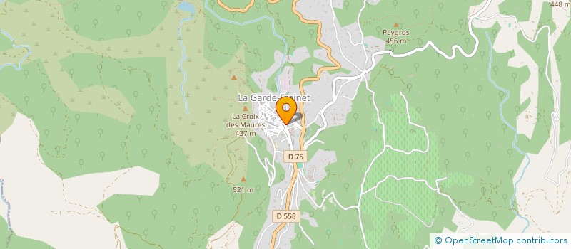 localisation de l'entreprise MONSIEUR MICHAEL AALDERS  LA GARDE-FREINET