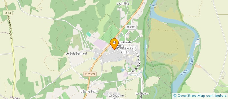 localisation de l'entreprise MONSIEUR MICHAEL ACHERON  MONETAY-SUR-ALLIER