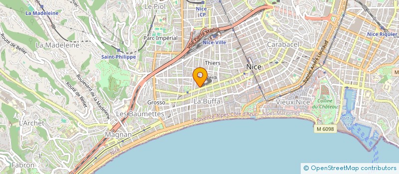localisation de l'entreprise MONSIEUR MICHAEL AGNOLETTO à NICE