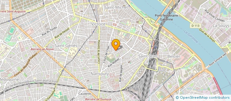 localisation de l'entreprise MONSIEUR MICHAEL ALAY  BORDEAUX