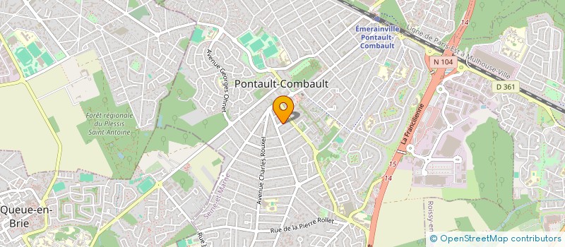 localisation de l'entreprise MONSIEUR MICHAEL ALDEHUELO MARTIN à PONTAULT-COMBAULT