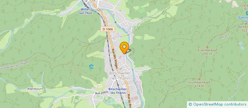 localisation de l'entreprise MONSIEUR MICHAEL ALFIER  BITSCHWILLER-LES-THANN