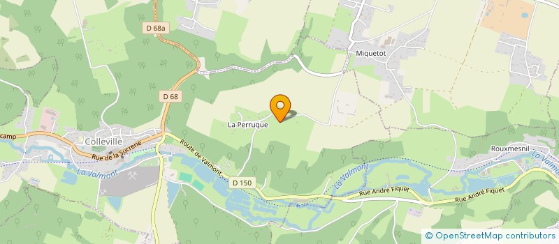 localisation de l'entreprise MONSIEUR MICHAEL ALLEAUME  COLLEVILLE