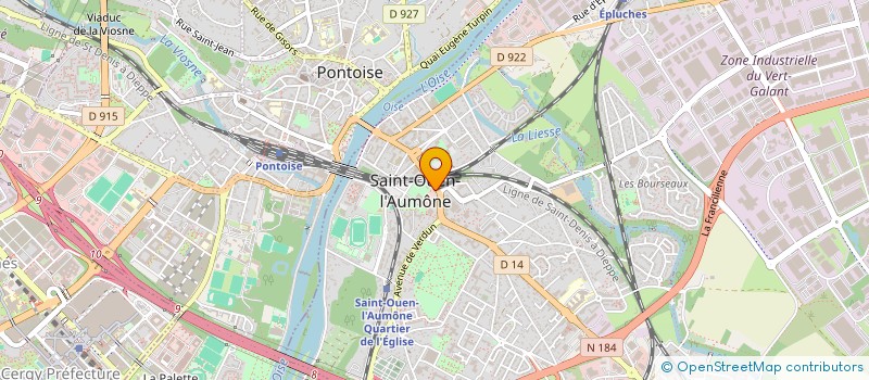 localisation de l'entreprise MONSIEUR MICHAEL ALLOUCHE  SAINT-OUEN-L'AUMONE