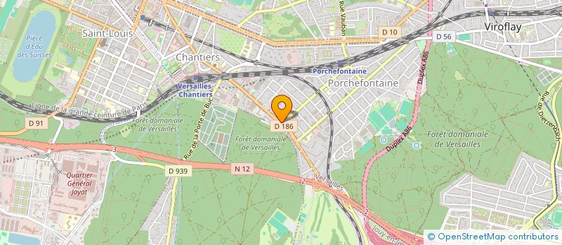 localisation de l'entreprise MONSIEUR MICHAEL ALMEIDA à VERSAILLES