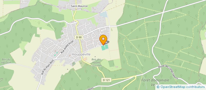 localisation de l'entreprise MONSIEUR MICHAEL AMIOT  HOUPPEVILLE