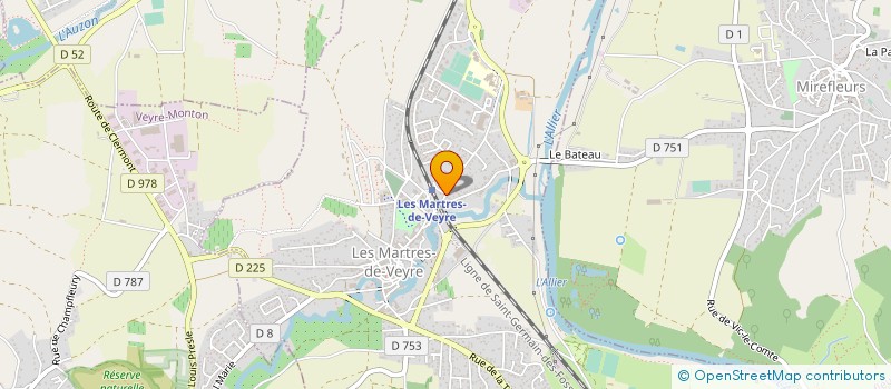 localisation de l'entreprise MONSIEUR MICHAEL ANDRE à LES MARTRES-DE-VEYRE