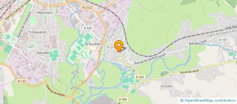 localisation de l'entreprise MONSIEUR MICHAEL ANDRE à ARPAJON-SUR-CERE