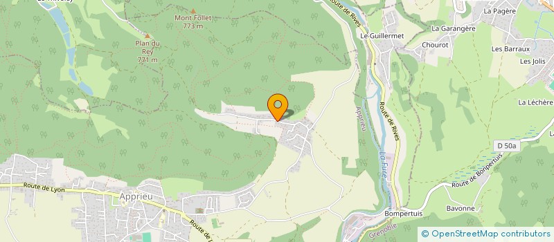 localisation de l'entreprise MONSIEUR MICHAEL ANDRIEU  APPRIEU