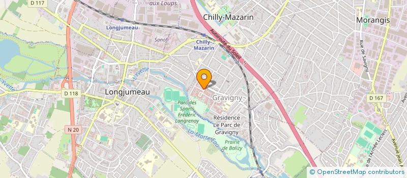 localisation de l'entreprise MONSIEUR MICHAEL ANSELMO  CHILLY-MAZARIN