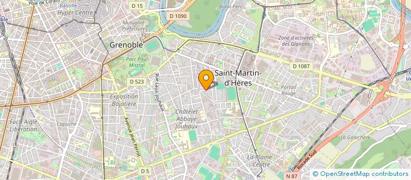 localisation de l'entreprise MONSIEUR MICHAEL ARGOUD  SAINT-MARTIN-D'HERES