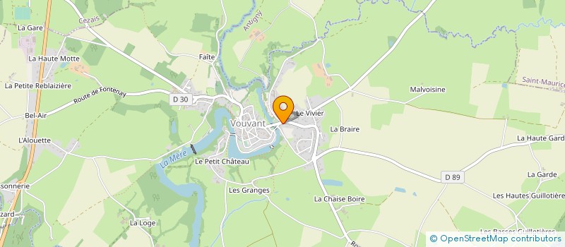 localisation de l'entreprise MONSIEUR MICHAEL ARNOLD à VOUVANT