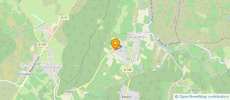 localisation de l'entreprise MONSIEUR MICHAEL ARVIEU  VACQUIERES