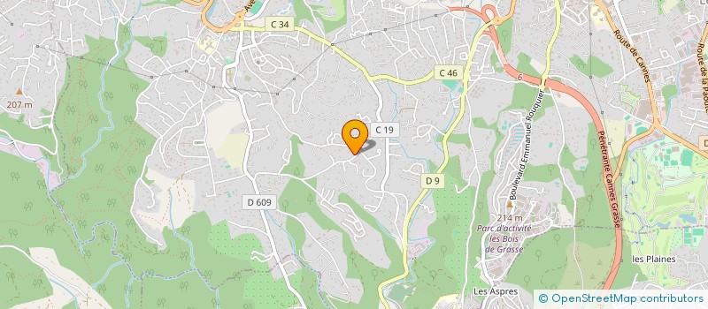 localisation de l'entreprise MONSIEUR MICHAEL ASPEGREN  GRASSE