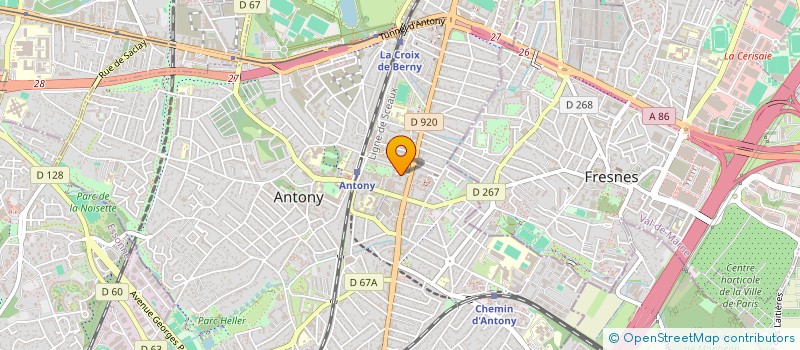 localisation de l'entreprise MONSIEUR MICHAEL ATHIMON à ANTONY