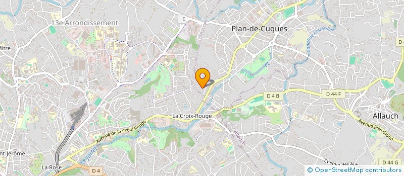 localisation de l'entreprise MONSIEUR MICHAEL ATHLANI  PLAN-DE-CUQUES