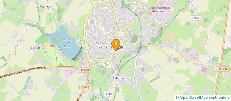 localisation de l'entreprise MONSIEUR MICHAEL AUFFRAY  LA FERTE MACE
