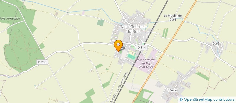 localisation de l'entreprise MONSIEUR MICHAEL AUGUIN  SAINT-GEORGES-DU-BOIS