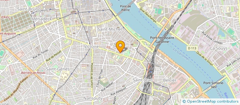 localisation de l'entreprise MONSIEUR MICHAEL AZEDE  BORDEAUX