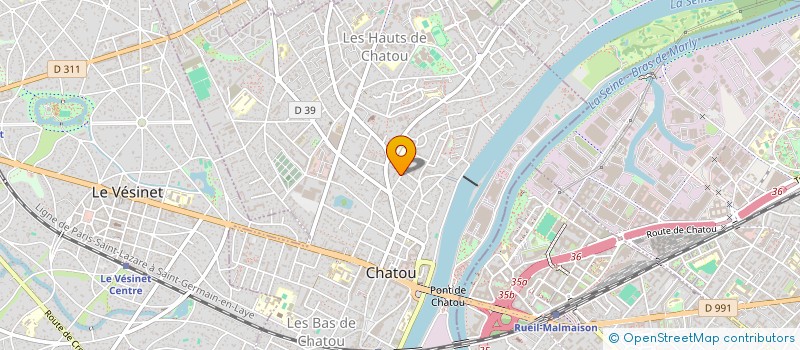 localisation de l'entreprise MONSIEUR MICHAEL BACCI à CHATOU