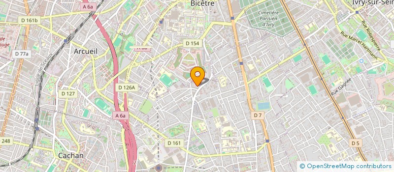 localisation de l'entreprise MONSIEUR MICHAEL BADEN  VILLEJUIF
